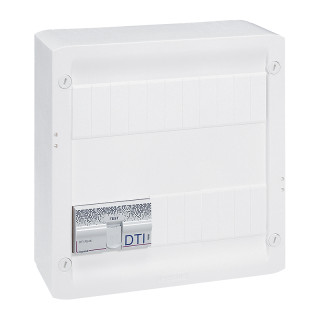Coffret Multimédia Basique Avec Brassage - Équipé Et Précâblé 8 Prises Rj45