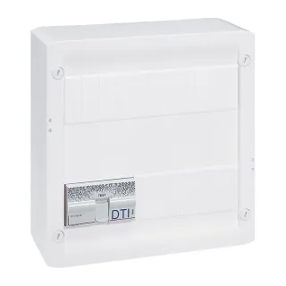 Coffret Multimédia Basique Avec Brassage - Équipé Et Précâblé 8 Prises Rj45