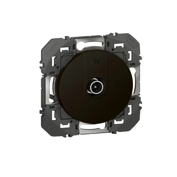 Prise Tv Simple Étoile Blindée Dooxie - Noir