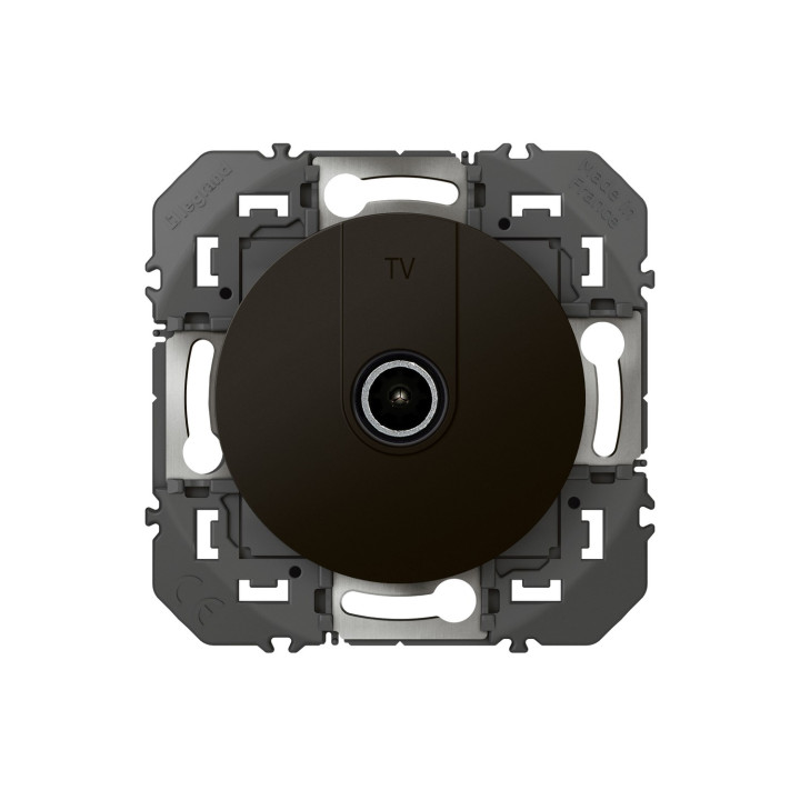 Prise Tv Simple Étoile Blindée Dooxie - Noir