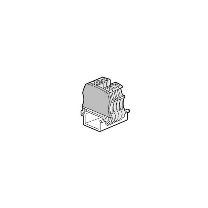 Cloison Terminale Pr Bloc Jonc Viking 3 À Vis - 1 Entr/1 Sort - Pas 5,6,8,10