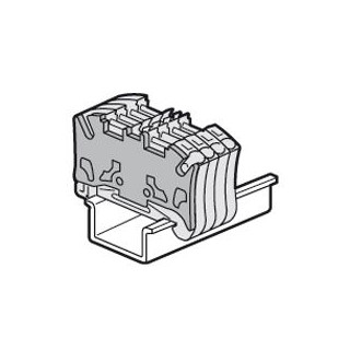 Cloison Terminale Pour Blocs De Jonction À Ressort Viking3 - 2 Étages Pas De 5Mm