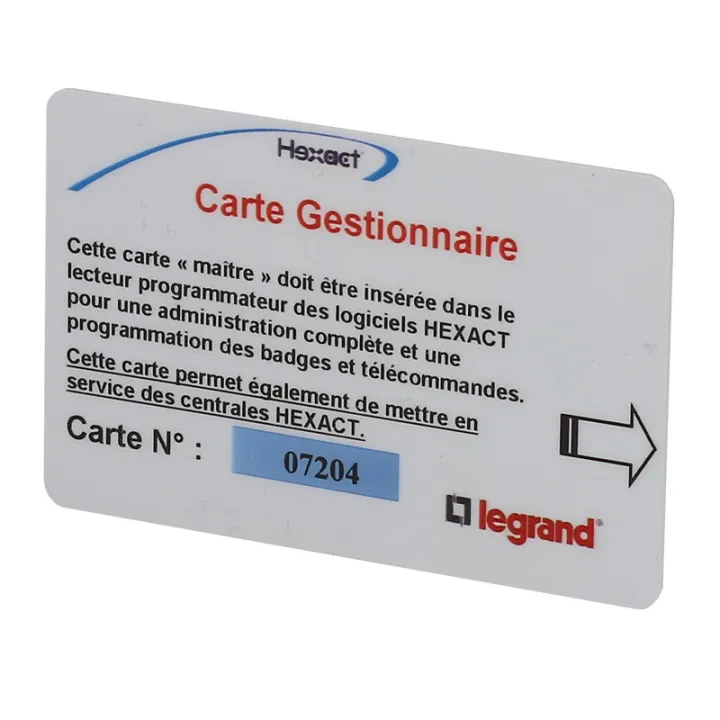 Carte Gestionnaire Pour Contrôle D'Accès Vigik®
