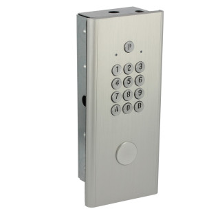 Clavier Codé Bouchon 1 Relais Finition Argent