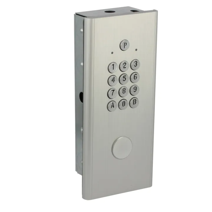 Clavier Codé Bouchon 1 Relais Finition Argent