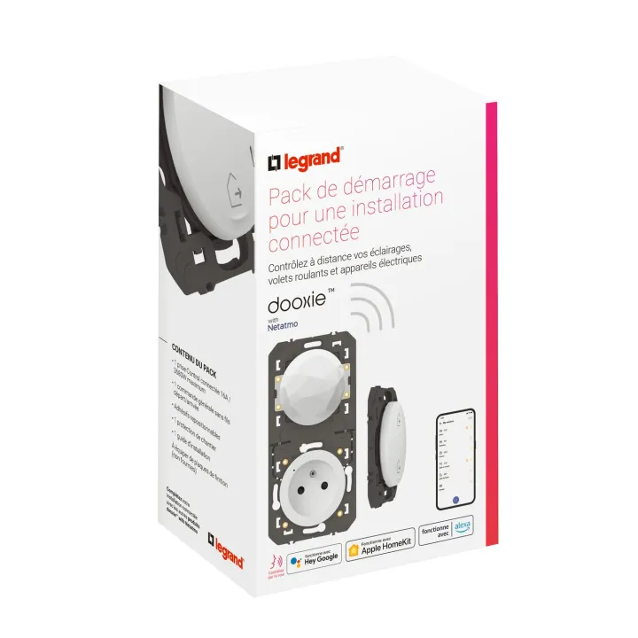 Pack De Démarrage Connecté Dooxie With Netatmo Sans Plaque Blanc