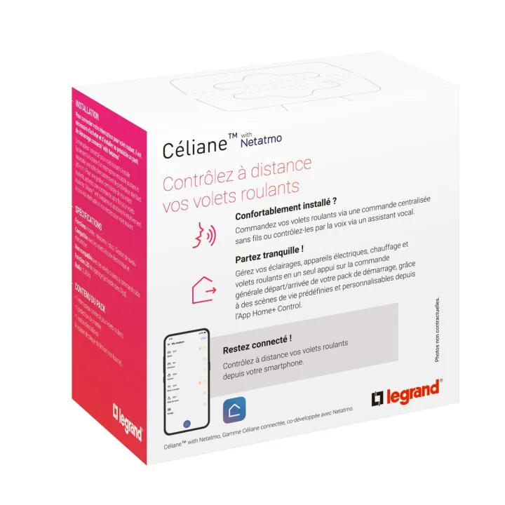 Interrupteur Céliane With Netatmo Pour Ouvrants - Blanc