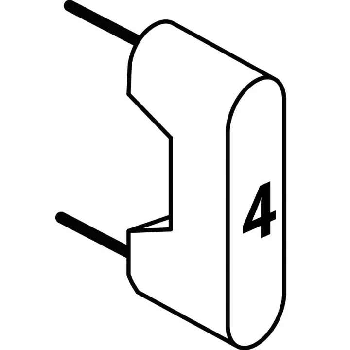 Jeu De 10 Cavaliers De Configuration Pour Système Bus Avec Marquage 4