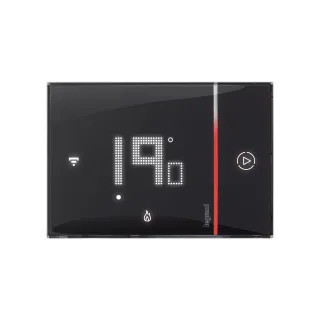 Thermostat Smarther With Netatmo Connecté À Encastrer - Noir