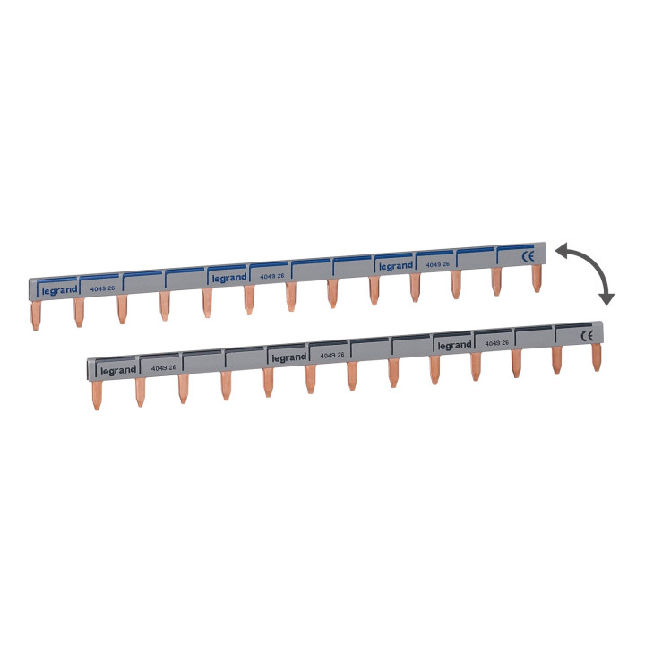 Peigne D'Alimentation Universel Phase + Neutre Hx³ 1P - Longueur 13 Modules