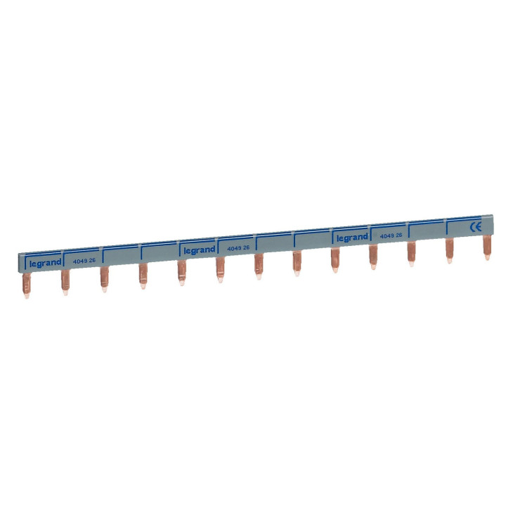Peigne D'Alimentation Universel Phase + Neutre Hx³ 1P - Longueur 13 Modules