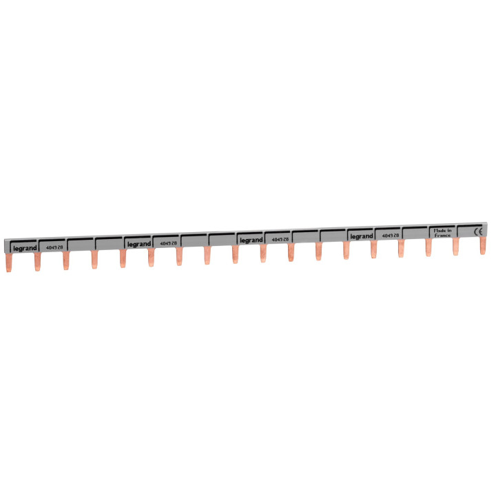 Peigne D'Alimentation Universel Phase + Neutre Hx³ 1P - Longueur 18 Modules