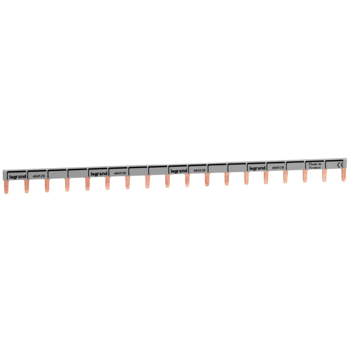 Peigne D'Alimentation Universel Phase + Neutre Hx³ 1P - Longueur 18 Modules