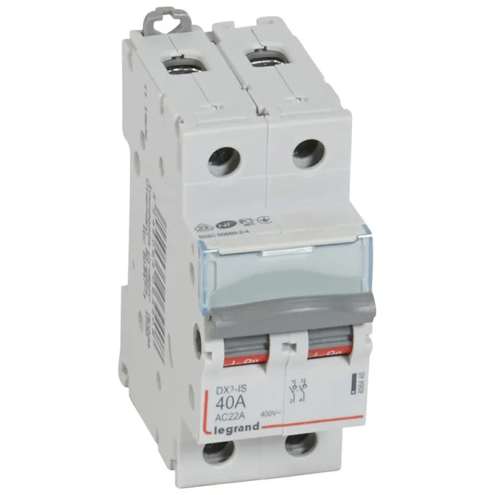 Interrupteur-Sectionneur Dx³-Is 2P 400V~ - 40A - 2 Modules