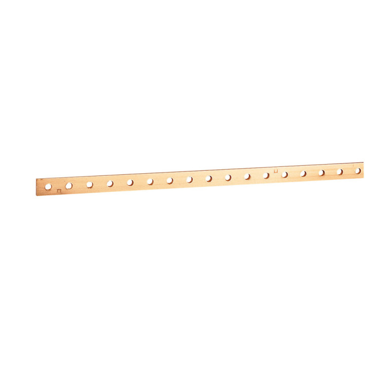 Barre Cuivre Plate Rigide - 25X4Mm - 280/250A Admissibles - L. 990Mm