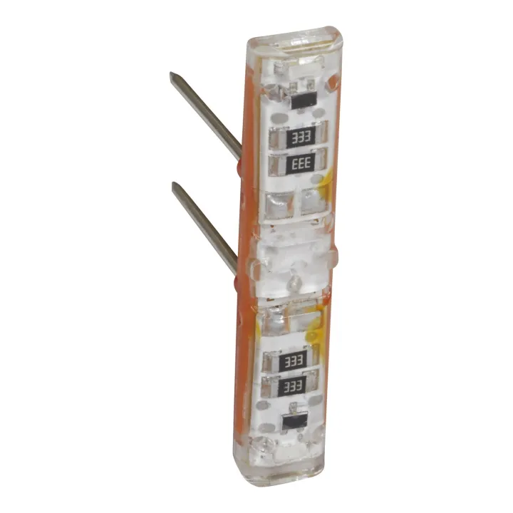 Voyant Témoin 230V Easy-Led Brochable À Leds Blanches Pour Mécanismes Mosaic