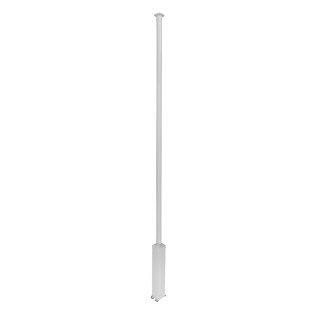 Colonne Clippage Direct 4 Compart H. 3,35M Couvercle Pvc Et Corps En Alu - Blanc