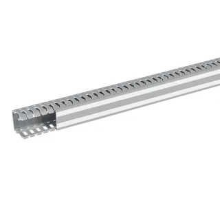 Goulotte Lina 25 40X40Mm Pvc Gris Ral7030 - Longueur 2M