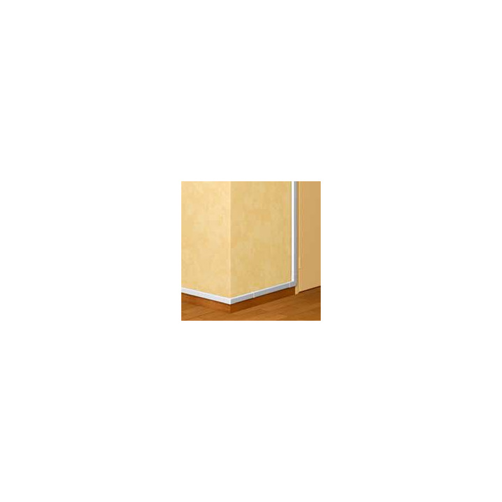 Moulure Dlplus 20X12,5Mm - 2 Compartiments - Longueur 2,1M - Blanc