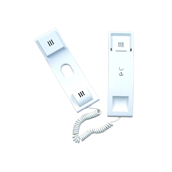 Poste Audio Ellipse Blanc Fonction Appel Modulé Et Sonnerie À Ronfleur En 2 Fils