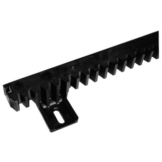 Crémaillère plastique 1M avec 6 fixations vers le bas(*)