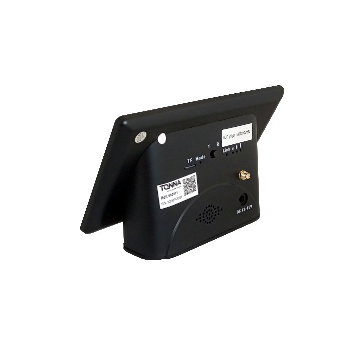 Kit Villa Wifi Noir À Clavier, 5 Badges Inclus + Écran Couleur 7" Tactile Noma