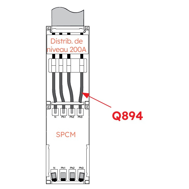Lot De 4 Liaisons Pour Racco. Spcm-Distributeur