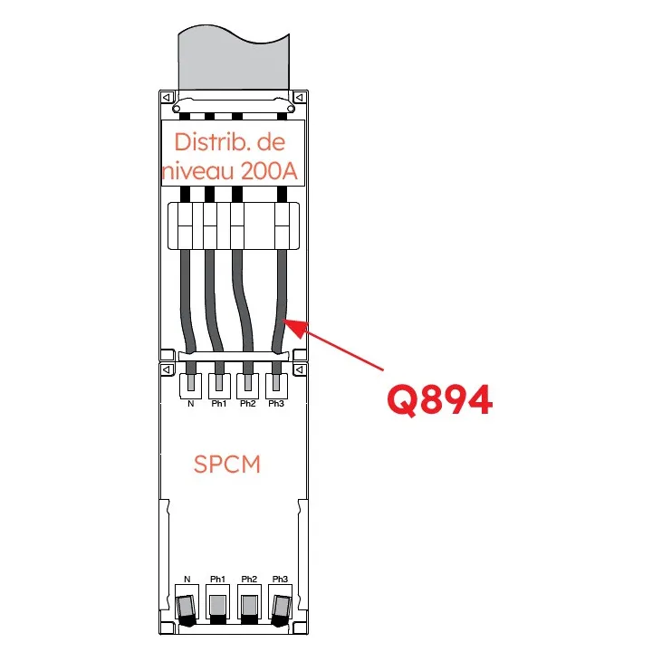 Lot De 4 Liaisons Pour Racco. Spcm-Distributeur