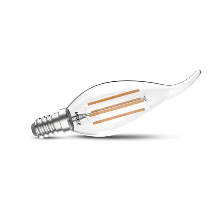 Ampoule Led E14 Filament Coup De Vent 4W 2700K