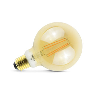 Ampoule Led Fil Cob Globe G95 E27 8W 2700K Golden Boite