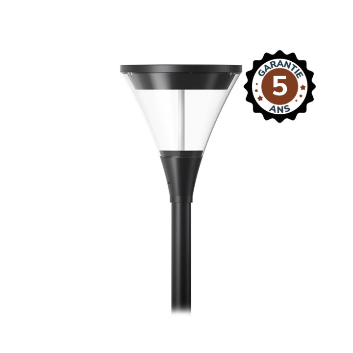 Tete De Eclipse Lanterne Sur Mat 40W 3000K Ip66 Ik09 5Ans
