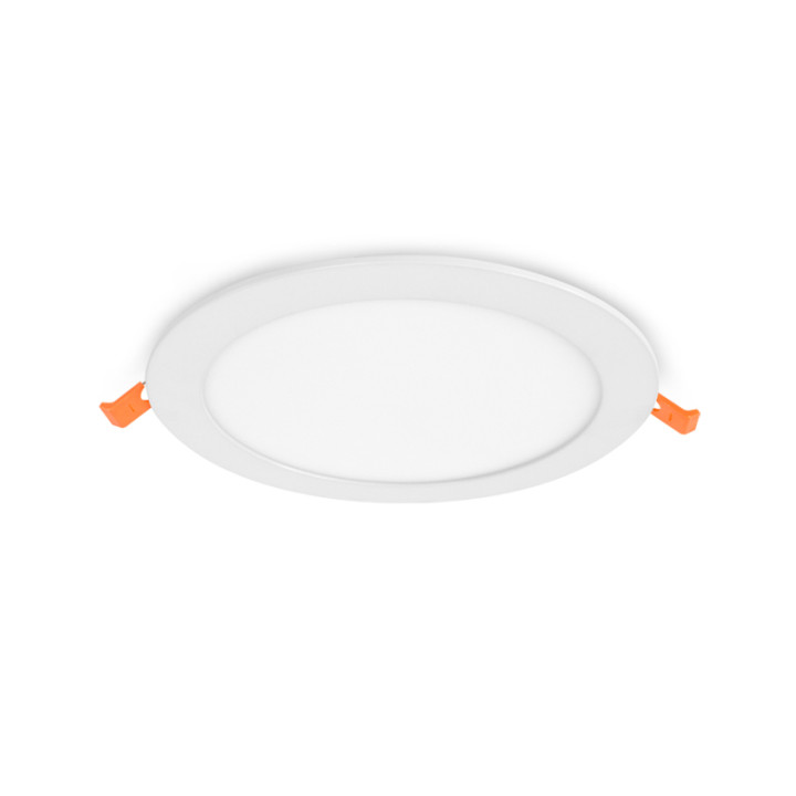 Slimy Plafonnier Downlight Diam 225Mm Blc 18W 4000K Alu
