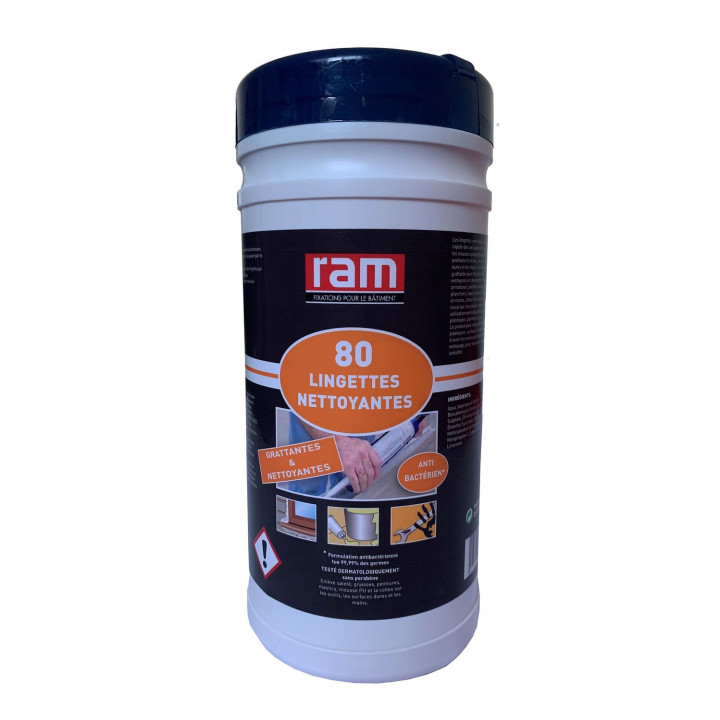 80 Lingettes De Chantier