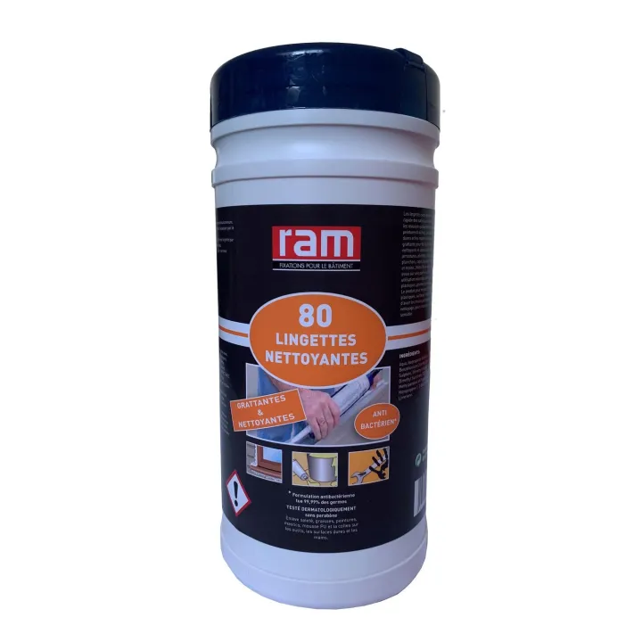 80 Lingettes De Chantier