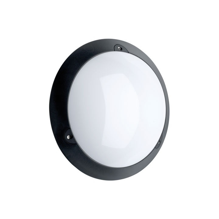 Hublot Voila Noir Module Led 3000 Lm 4000K+Détecteur-Vav