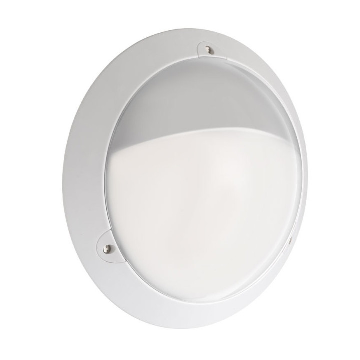 Hublot Voila Asymétrique Blanc Module Led 3600 Lm 4000K+Détecteur-Vav