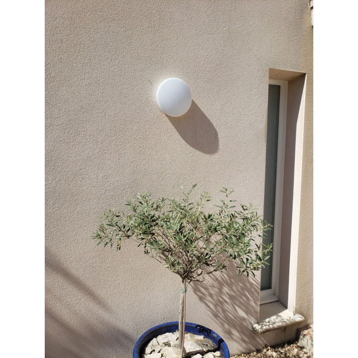 OSMO 850lm 3000K IK10 IP65 Ø268mm hf BL