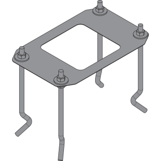 Gabarit de scellement CBO PRO pour barrière GIOTTO BT B