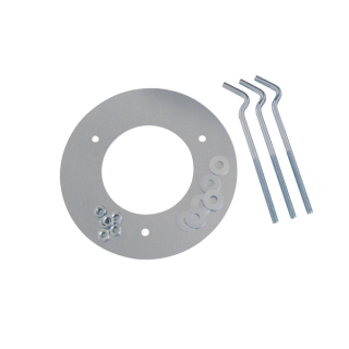 TPF Plaque de fondation et d'ancrage pour totem