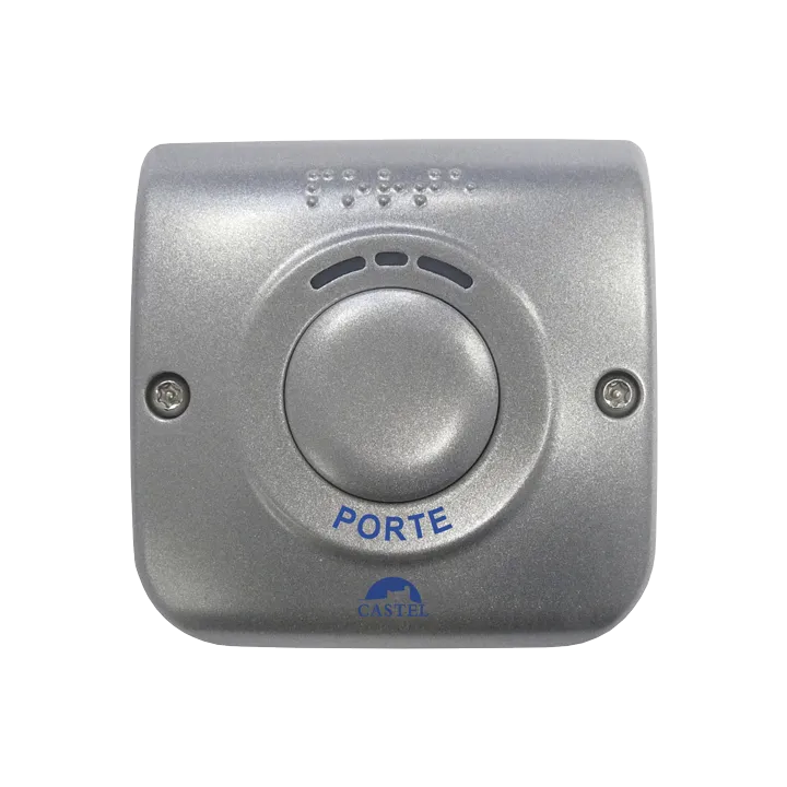 Bouton Poussoir Zamak De Sortie Conforme Loi Handicap Zamak Braille Montage En Plot 65Mm