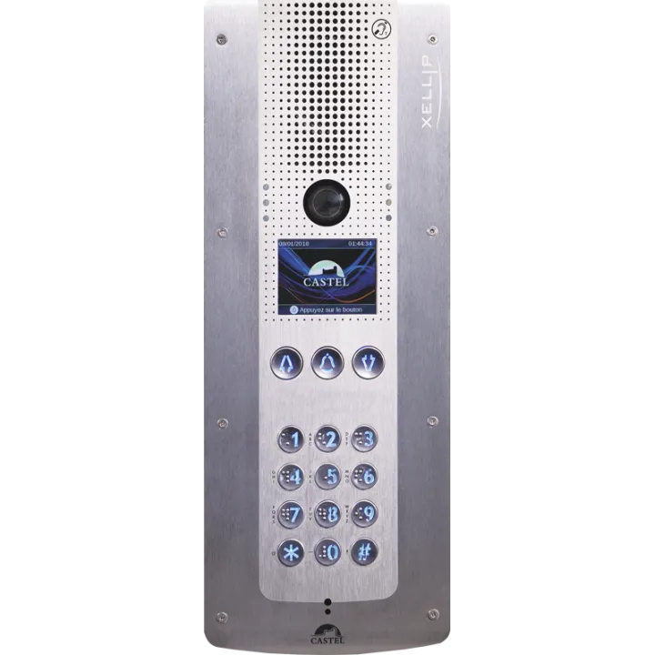 Portier Audio Video Full Ip/Sip À Défilement De Nom Avec Clavie