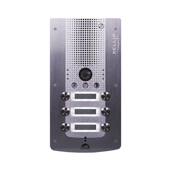 Portier Audio Video Full Ip/Sip 6 Boutons D'Appel Conforme Loi Handicap Poe