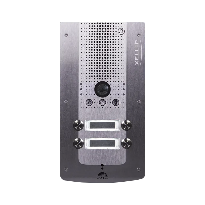 Portier Audio Video Full Ip/Sip 4 Boutons D'Appel Conforme Loi Handicap Poe