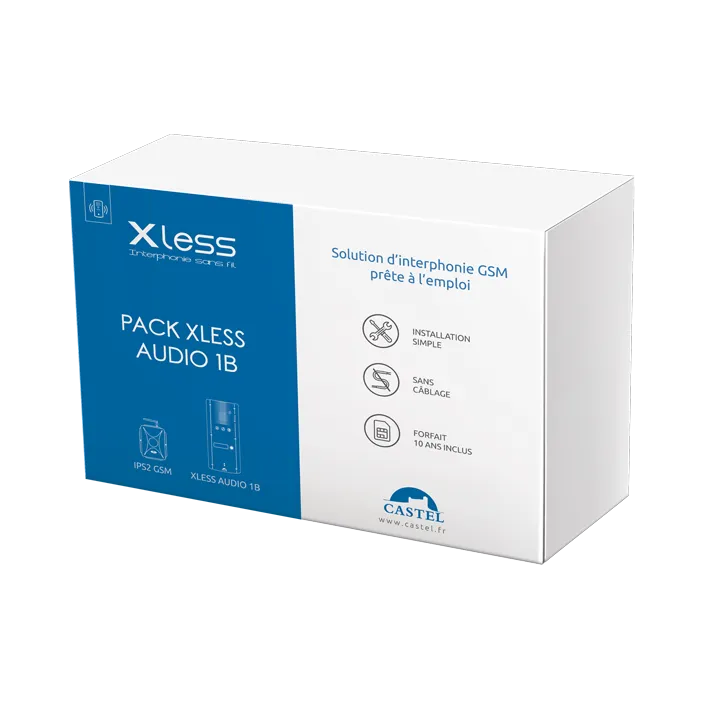 Pack Xless Audio 1B Avec Pack Sim Ips2 Et Abonnement Pré-Payée 10 Ans