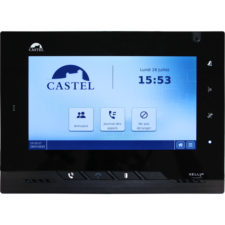 Moniteur De Réception Audio Vidéo, Écran Couleur 7" Tactile - Alim Poe