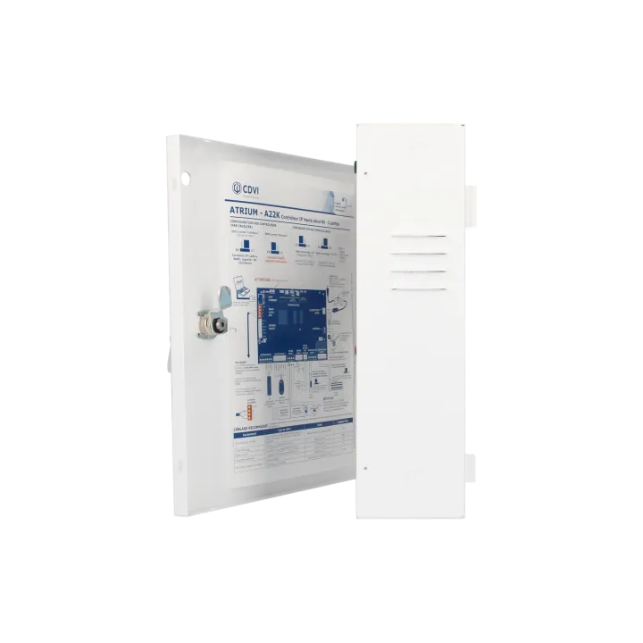 Contrôleur KRYPTO en coffret • 2 portes 4 lecteurs Bus/Wiegand • Logiciel inclus