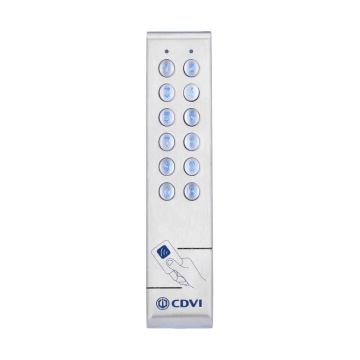 Lecteur Inox 2*Technologies Proximité /Clavier Codé Digicode® Wiegand