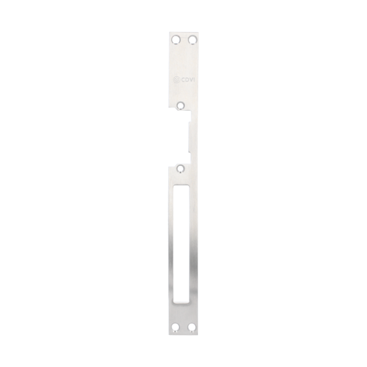 Têtière Pour Gâche - Dble Empennage - Réversible - Inox - 250Mm - Meneau De 17