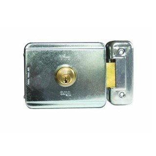 SERRURE ELECTRIQUE 12V   V90 - MONTAGE HORIZONTAL