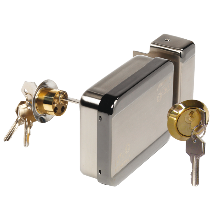 Motoverrou Applique Extérieur Horizontal 12-18V Avec 2 Cylindres (Entrée/Sortie)